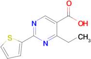 4-Ethyl-2-(thiophen-2-yl)pyrimidine-5-carboxylic acid