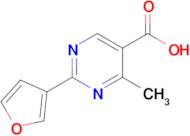 2-(Furan-3-yl)-4-methylpyrimidine-5-carboxylic acid