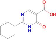 2-Cyclohexyl-6-oxo-1,6-dihydropyrimidine-5-carboxylic acid