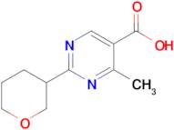 4-Methyl-2-(tetrahydro-2h-pyran-3-yl)pyrimidine-5-carboxylic acid