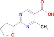 4-Methyl-2-(tetrahydrofuran-2-yl)pyrimidine-5-carboxylic acid