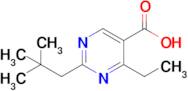 4-Ethyl-2-neopentylpyrimidine-5-carboxylic acid