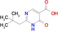 2-Neopentyl-6-oxo-1,6-dihydropyrimidine-5-carboxylic acid