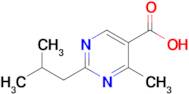 2-Isobutyl-4-methylpyrimidine-5-carboxylic acid