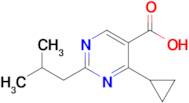 4-Cyclopropyl-2-isobutylpyrimidine-5-carboxylic acid