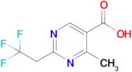 4-Methyl-2-(2,2,2-trifluoroethyl)pyrimidine-5-carboxylic acid