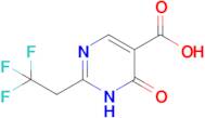 6-Oxo-2-(2,2,2-trifluoroethyl)-1,6-dihydropyrimidine-5-carboxylic acid