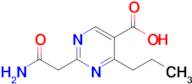 2-(2-Amino-2-oxoethyl)-4-propylpyrimidine-5-carboxylic acid