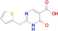 6-Oxo-2-(thiophen-2-ylmethyl)-1,6-dihydropyrimidine-5-carboxylic acid