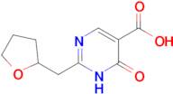 6-Oxo-2-((tetrahydrofuran-2-yl)methyl)-1,6-dihydropyrimidine-5-carboxylic acid