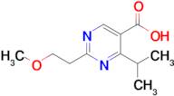 4-Isopropyl-2-(2-methoxyethyl)pyrimidine-5-carboxylic acid