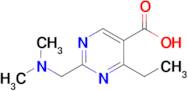 2-((Dimethylamino)methyl)-4-ethylpyrimidine-5-carboxylic acid