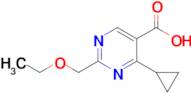 4-Cyclopropyl-2-(ethoxymethyl)pyrimidine-5-carboxylic acid