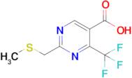 2-((Methylthio)methyl)-4-(trifluoromethyl)pyrimidine-5-carboxylic acid