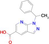1-(1-Phenylethyl)-1h-pyrazolo[3,4-b]pyridine-5-carboxylic acid