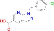 1-(4-Chlorobenzyl)-1h-pyrazolo[3,4-b]pyridine-5-carboxylic acid