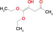 5,5-diethoxy-4-hydroxypent-4-en-2-one