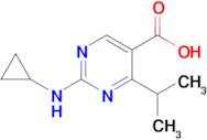 2-(Cyclopropylamino)-4-isopropylpyrimidine-5-carboxylic acid