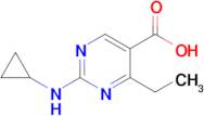 2-(Cyclopropylamino)-4-ethylpyrimidine-5-carboxylic acid