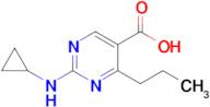 2-(Cyclopropylamino)-4-propylpyrimidine-5-carboxylic acid