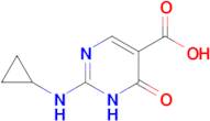 2-(Cyclopropylamino)-6-oxo-1,6-dihydropyrimidine-5-carboxylic acid