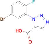 1-(5-Bromo-2-fluorophenyl)-1h-1,2,3-triazole-5-carboxylic acid