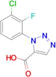 1-(3-Chloro-2-fluorophenyl)-1h-1,2,3-triazole-5-carboxylic acid