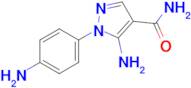 5-amino-1-(4-aminophenyl)-1H-pyrazole-4-carboxamide