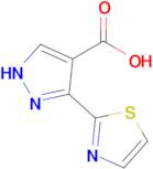 3-(Thiazol-2-yl)-1h-pyrazole-4-carboxylic acid