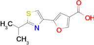 5-(2-Isopropylthiazol-4-yl)furan-3-carboxylic acid