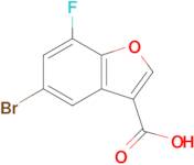 5-Bromo-7-fluorobenzofuran-3-carboxylic acid