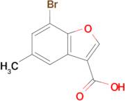 7-Bromo-5-methylbenzofuran-3-carboxylic acid