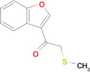 1-(Benzofuran-3-yl)-2-(methylthio)ethan-1-one