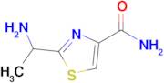 2-(1-Aminoethyl)thiazole-4-carboxamide