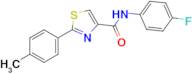 n-(4-Fluorophenyl)-2-(p-tolyl)thiazole-4-carboxamide