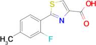 2-(2-Fluoro-4-methylphenyl)thiazole-4-carboxylic acid