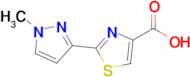 2-(1-Methyl-1h-pyrazol-3-yl)thiazole-4-carboxylic acid