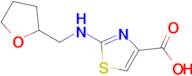 2-(((Tetrahydrofuran-2-yl)methyl)amino)thiazole-4-carboxylic acid