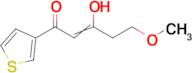 3-hydroxy-5-methoxy-1-(thiophen-3-yl)pent-2-en-1-one