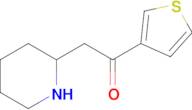 2-(Piperidin-2-yl)-1-(thiophen-3-yl)ethan-1-one