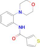 n-(2-Morpholinophenyl)thiophene-3-carboxamide