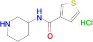 n-(Piperidin-3-yl)thiophene-3-carboxamide hydrochloride