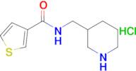 n-(Piperidin-3-ylmethyl)thiophene-3-carboxamide hydrochloride