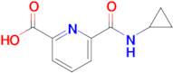 6-(Cyclopropylcarbamoyl)picolinic acid