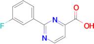 2-(3-Fluorophenyl)pyrimidine-4-carboxylic acid