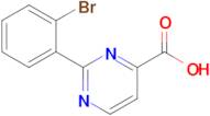 2-(2-Bromophenyl)pyrimidine-4-carboxylic acid