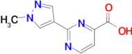 2-(1-Methyl-1h-pyrazol-4-yl)pyrimidine-4-carboxylic acid