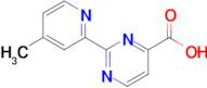 2-(4-Methylpyridin-2-yl)pyrimidine-4-carboxylic acid