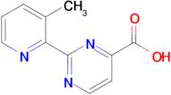 2-(3-Methylpyridin-2-yl)pyrimidine-4-carboxylic acid