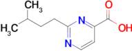 2-Isopentylpyrimidine-4-carboxylic acid